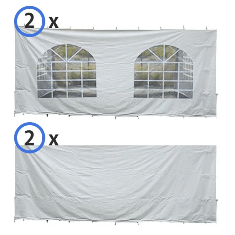 Solid Tent Sides (per side) 7’x20’