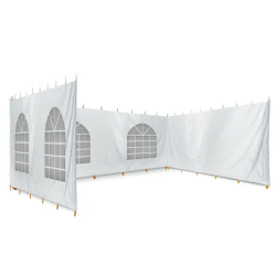 20x20 tent side wall kit 7 foot high solid and window style 1 1 17 1 Solid Tent Sides (per side) 7’x20’